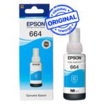 Epson 664 C Cyan Bouteille d'encre Epson d'origine (C13T66424A)