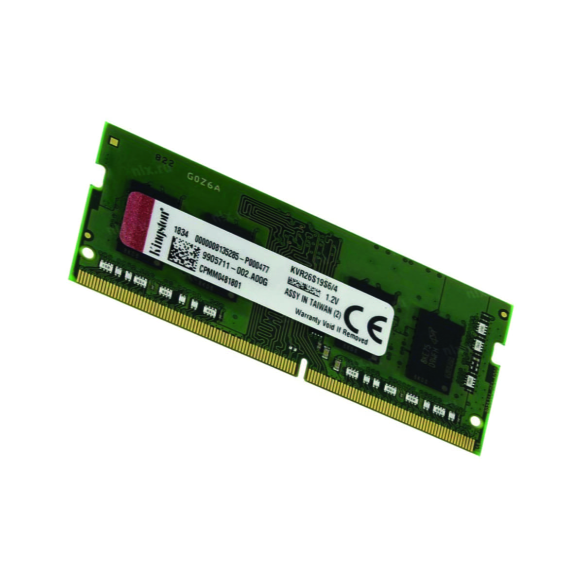 Barrette mémoire Kingston 4GB DDR4-2666MHZ Non-ECC SODIMM