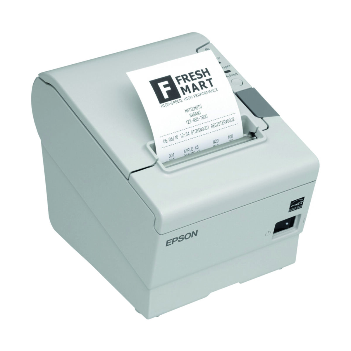 Imprimante de tickets Energy Star EPSON TM-T88V SÉRIE USB + PS-180 + CÂBLE AC (C31CA85012)