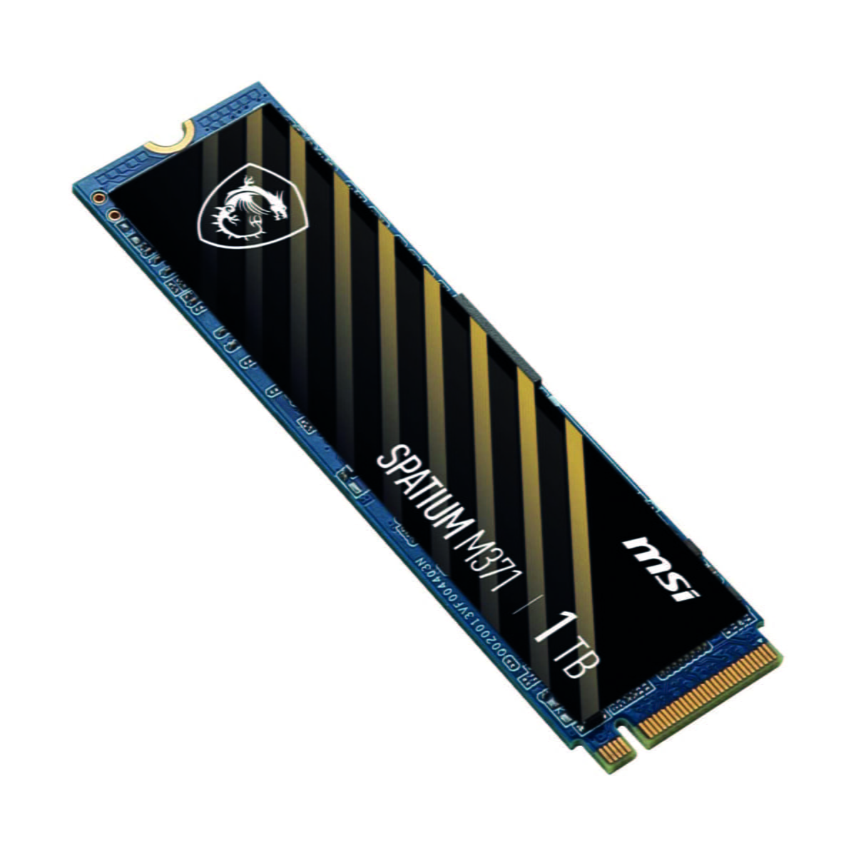 MSI SPATIUM M371 NVMe M.2 1TB Internal SSD PCIe Gen3 NVMe 3D NAND