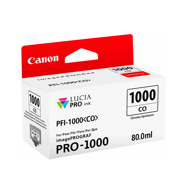 Canon PFI-1000 CO optimisation de chrominance - Cartouche d'encre Canon d'origine (0556C001AA)
