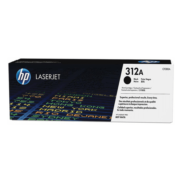 HP 312A Noir (CF380A) - Toner HP LaserJet d'origine