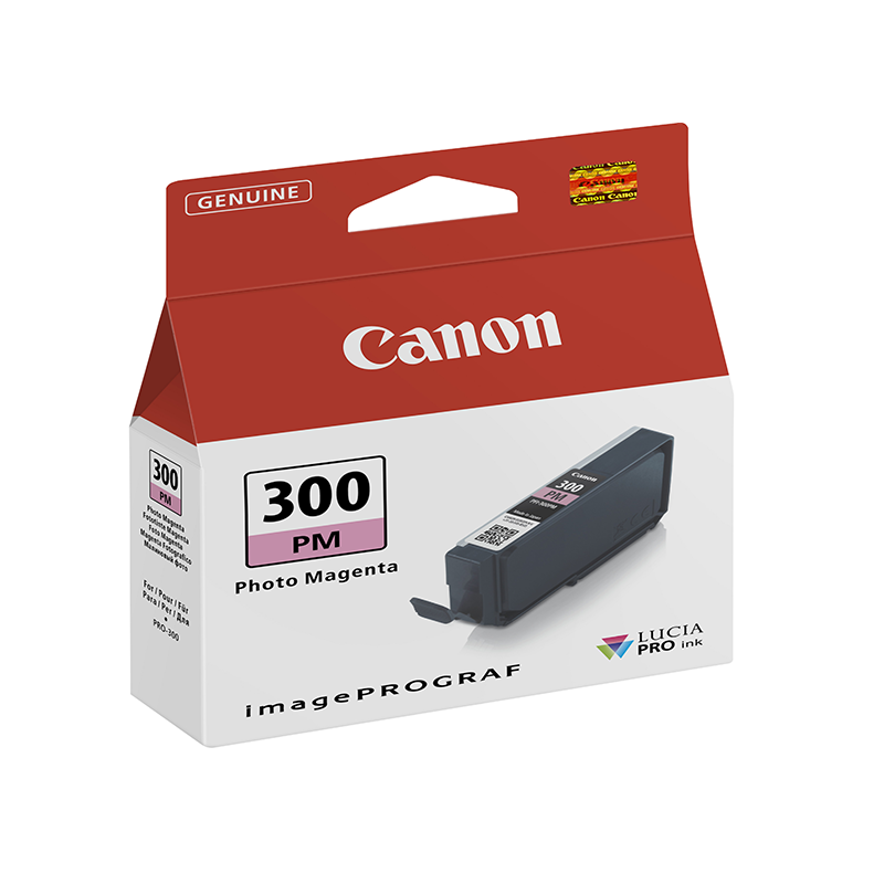 Canon PFI-300PM Magenta photo - Cartouche d'encre Canon d'origine (4198C001AA)