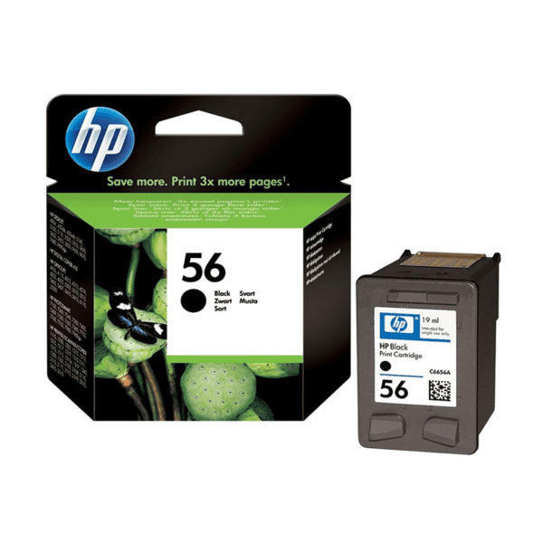 HP 56 Noir - Cartouche d'encre HP d'origine (C6656AE)