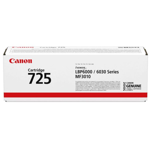 Canon 725 Noir 3484B002AA - Toner Canon d'origine