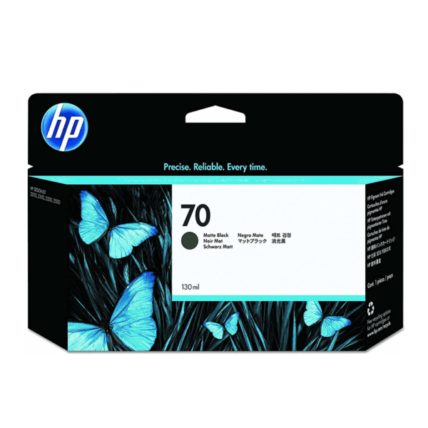 HP 70 Noir mat - Cartouche d'encre HP d'origine (C9448A)