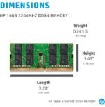 Barrette mémoire HP SO-DIMM 8GB DDR4 3200 MHz (286H8AA)