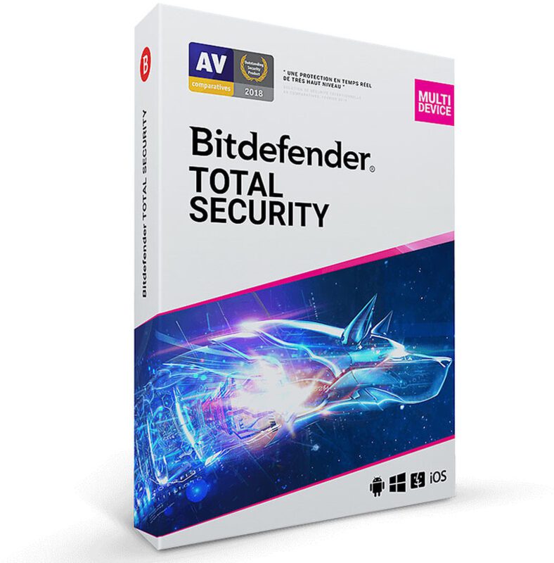 Bitdefender Total Security - 5 Postes / 1 an (CR_TS_5_12EXFR )