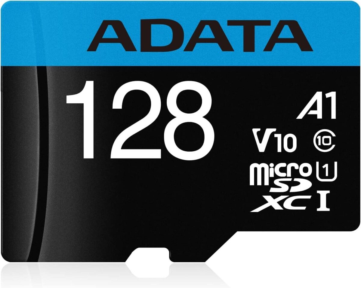 Carte Mémoire ADATA Micro 128GB SDHC Class 10 avec Adaptateur (AUSDX128GUICL10A1-RA1)