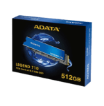 Disque Dur interne SSD ADATA LEGEND 710 PCIe Gen3x4 M.2 2280 (ALEG-710-512GCS)