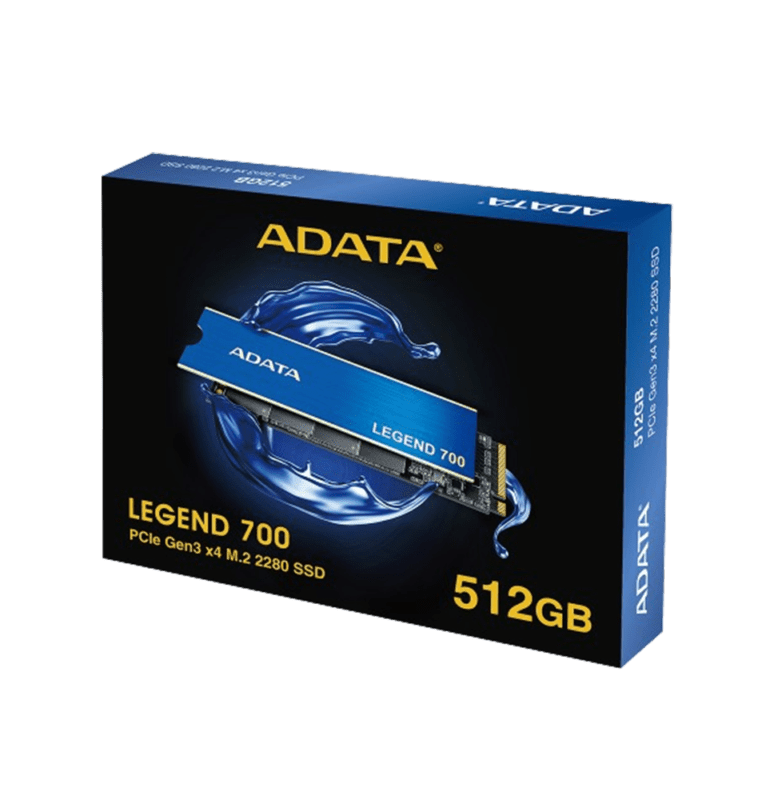 Disque Dur interne SSD ADATA LEGEND 700 PCIe Gen3 x4 M.2 2280 (ALEG-700-512GCS)