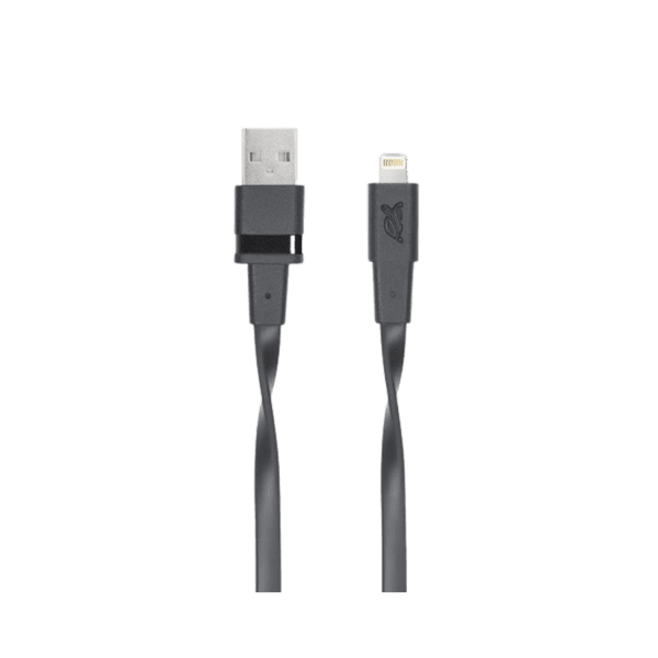 RIVAPOWER VA6001 BK12 câble MFi Lightning 1.2m noir (VA6001 BK12)