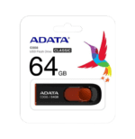 Clé USB 2.0 ADATA 64Go plastic Noir (AC008-64G)