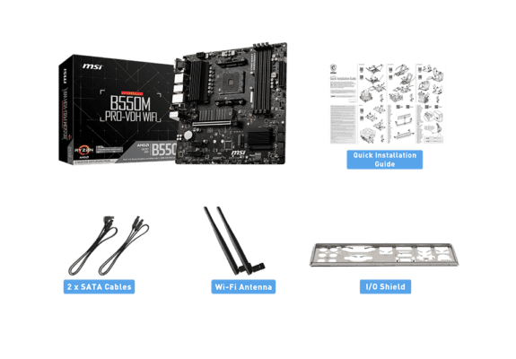 Carte Mère MSI B550M PRO-VDH WIFI (911-7C95-059)