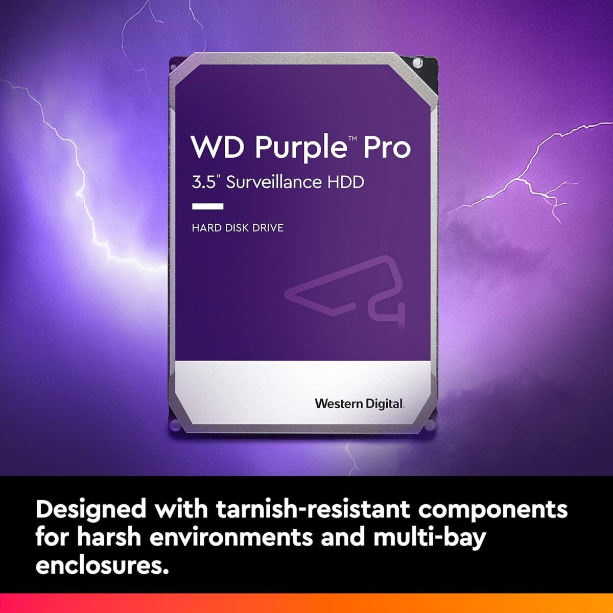 Disque dur interne de surveillance Western Digital WD Purple Pro 10 To (WD101PURP)