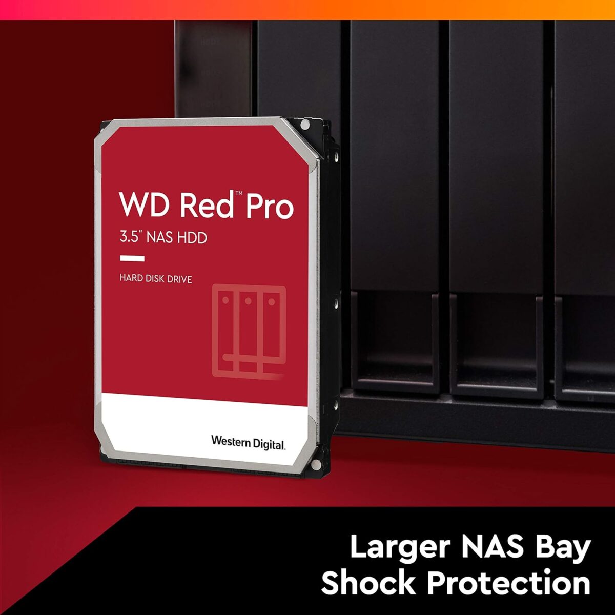 Disque dur interne Western Digital WD Red Pro NAS 16 To (WD161KFGX)