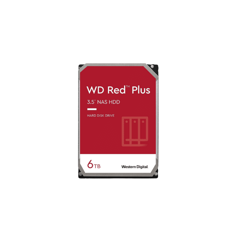 Disque dur interne 6 To Western Digital Red NAS 3.5″ SATA 5400RPM (WD60EFBX)