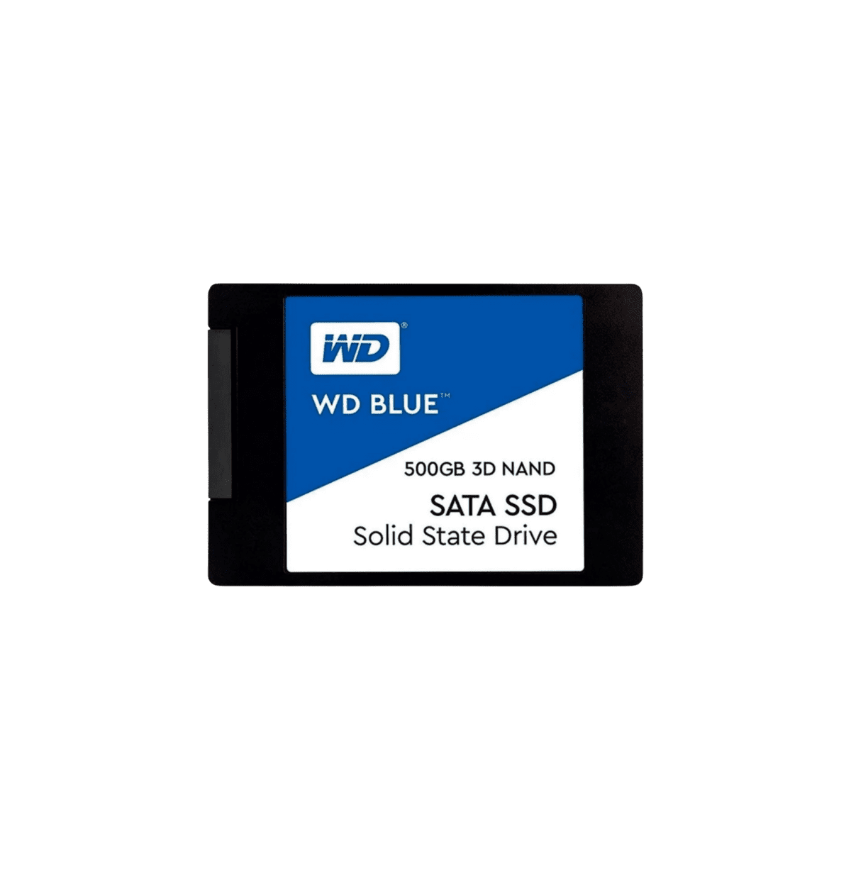 Disque dur interne SSD Western Digital Blue 3D NAND 2.5 pouces SATA 500 Go (WDS500G2B0A)
