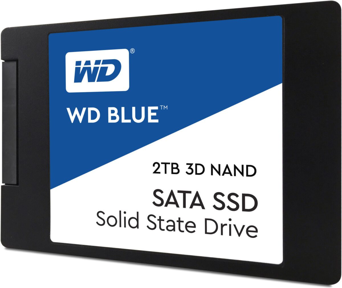 Disque dur interne SSD 3D Western Digital 2TB Blue 2.5″ (WDS200T2B0A)