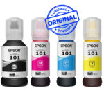 Pack de 4 Bouteilles d’Encre Epson EcoTank 101 (PACK101)