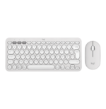 LOGITECH PEBBLE sans fil 2 COMBO DISCRETS ET PORTABLES BLANC (920-012210)