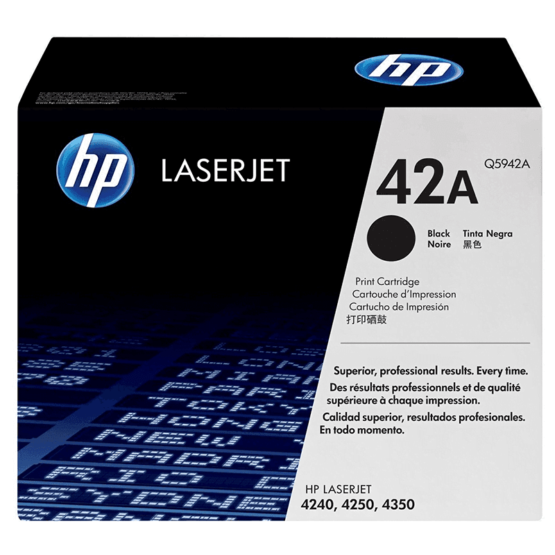 HP 42A Noir (Q5942A) - Toner HP LaserJet d'origine