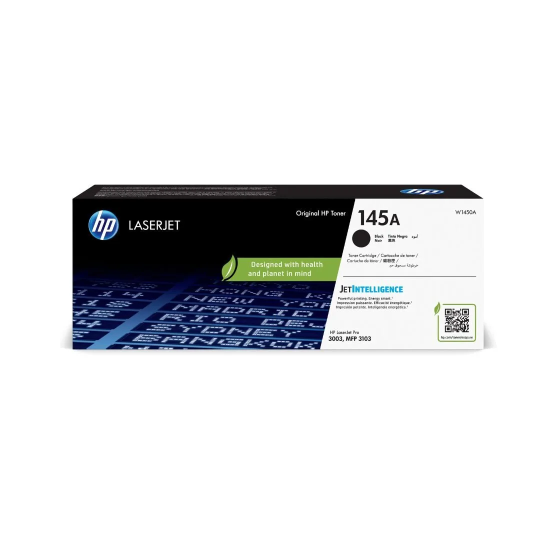 Cartouche de toner LaserJet authentique noir HP 145A (W1450A)