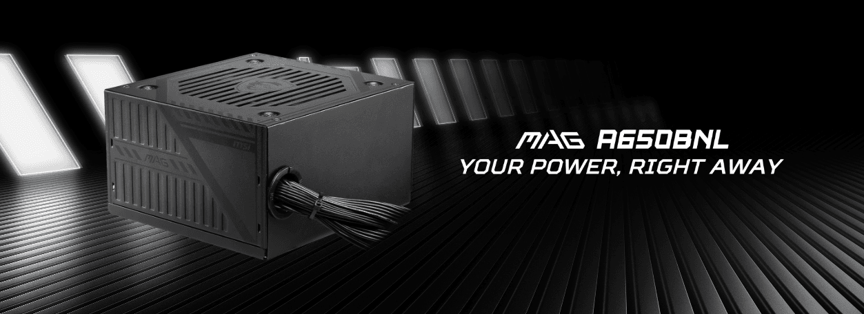 Bloc alimentation MSI MAG A650BNL